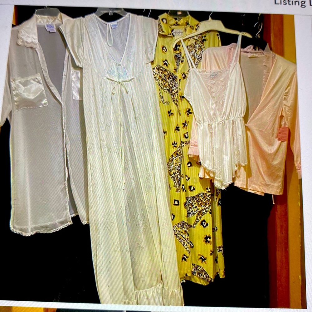 Vintage liveries pajamas robes night shirts 60’s - 90’s CAN NOT BUNDLE